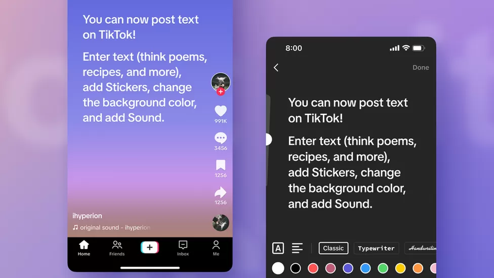 The Social Media war Heats up as TikTok Introduces Text-only Posts